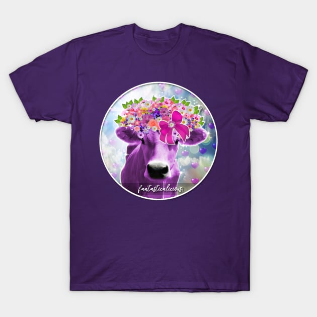 PURPLE COW FANTASTICALICIOUSNESS!😉💜 T-Shirt by SquishyTees Galore!